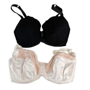 Lot of 2 Parfait by Affinitas Bras 40G Lace Underwire